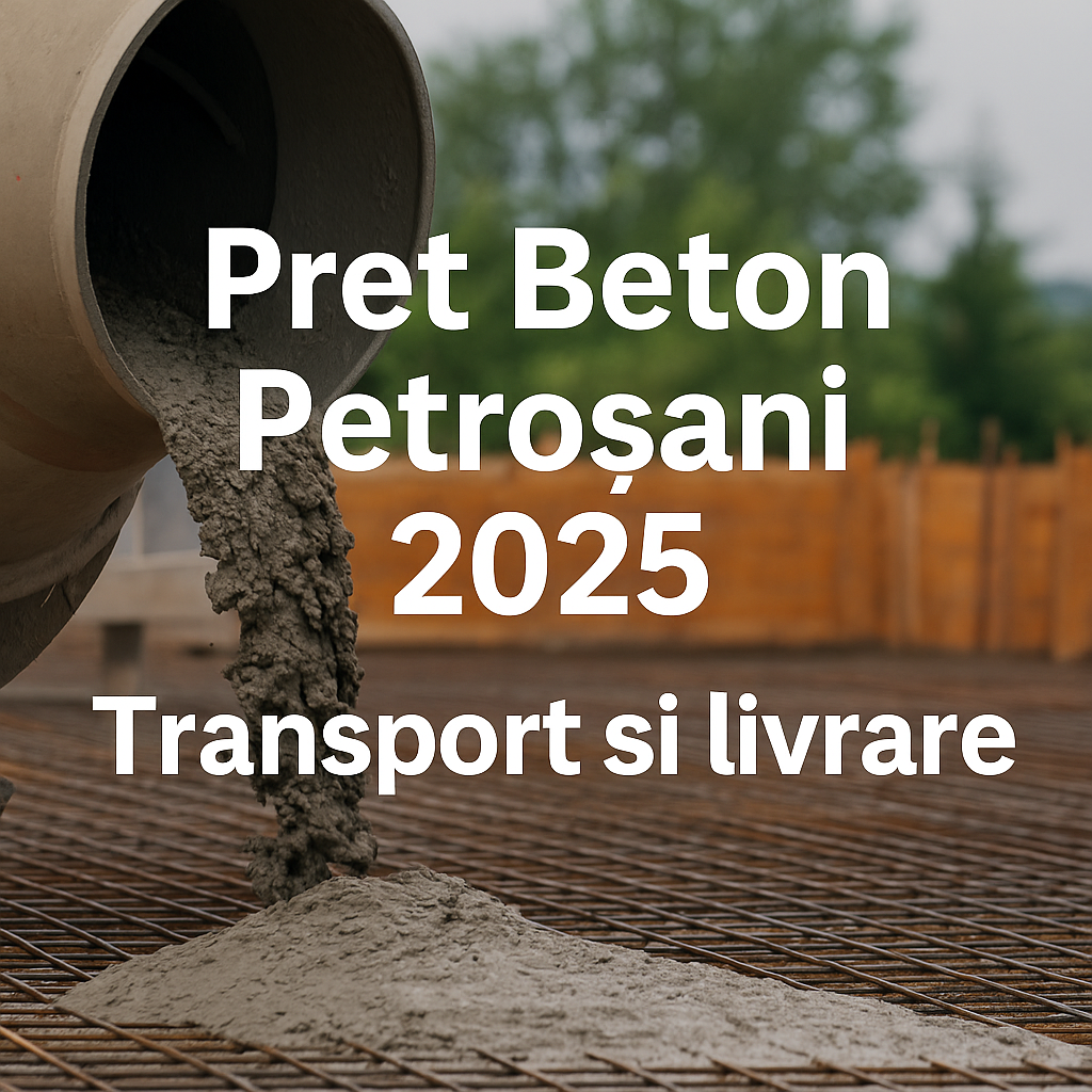 Preț beton Petroșani 2025 – Ghid complet pentru comandă și livrare 2 Preț beton Petroșani