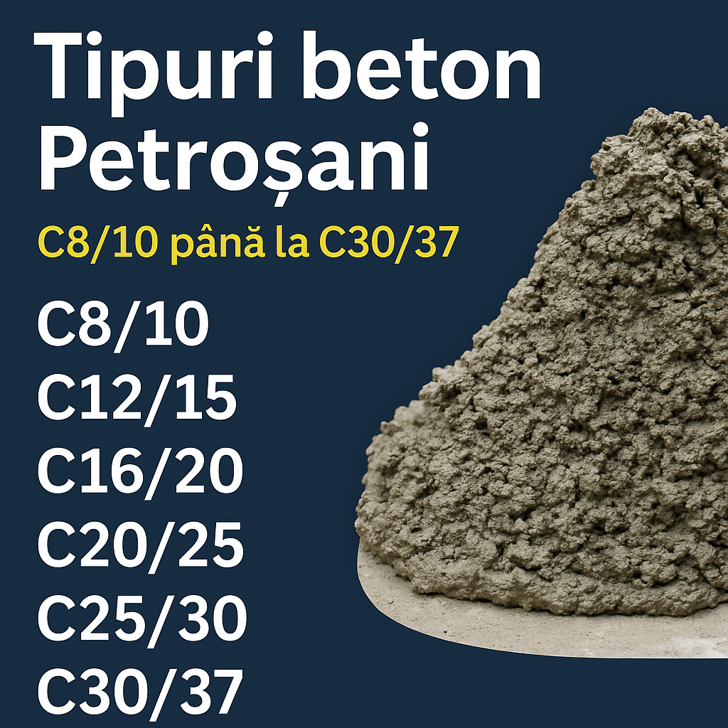 Tipuri de beton 1 tipuri beton Petroșani